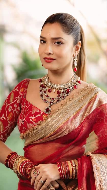 (PHOTO) Ankita Lokhande's BEST hairstyle for sarees and casual looks