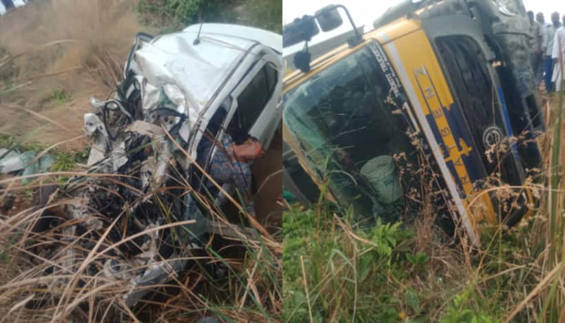Five family members die in devastating collision involving car and truck on pilgrimage route in Karnataka