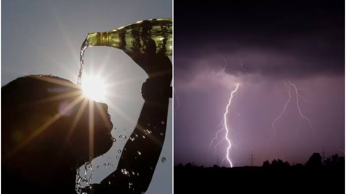 summer heat rain