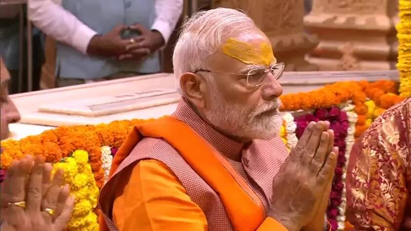 PM Modi at Somnath Mandir 