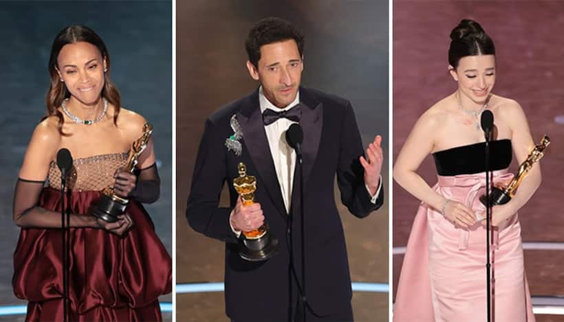 Oscars 2025 Full List of Winners: Mikey Madison, Adrien Brody,Anora win top awards; Zoe Saldana gets emotional