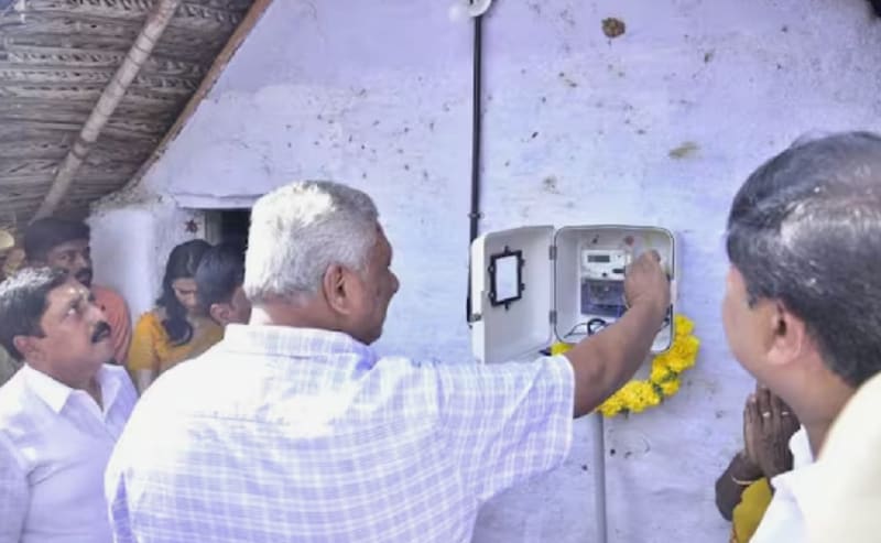 project to provide permanent electricity connection in chamarajanagar 