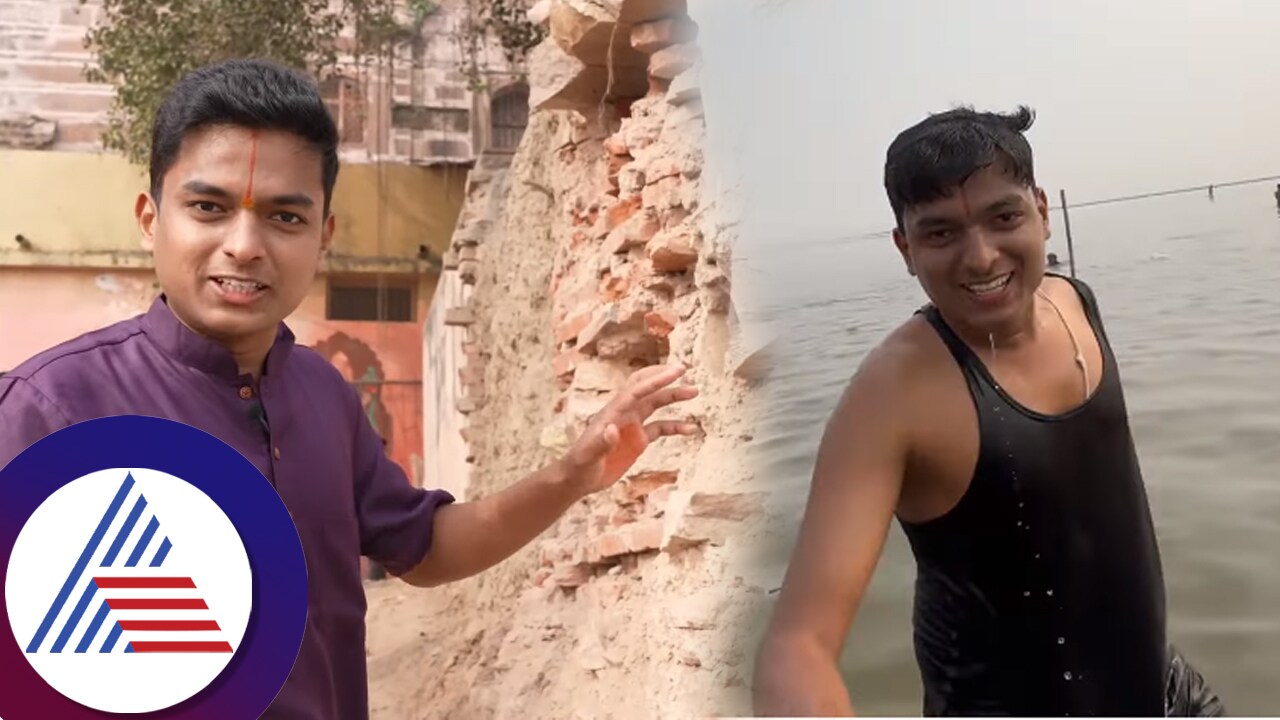 Dr Bro took a holy dip at the Triveni Sangama described the fort of King Akbar near   Yamuna suc