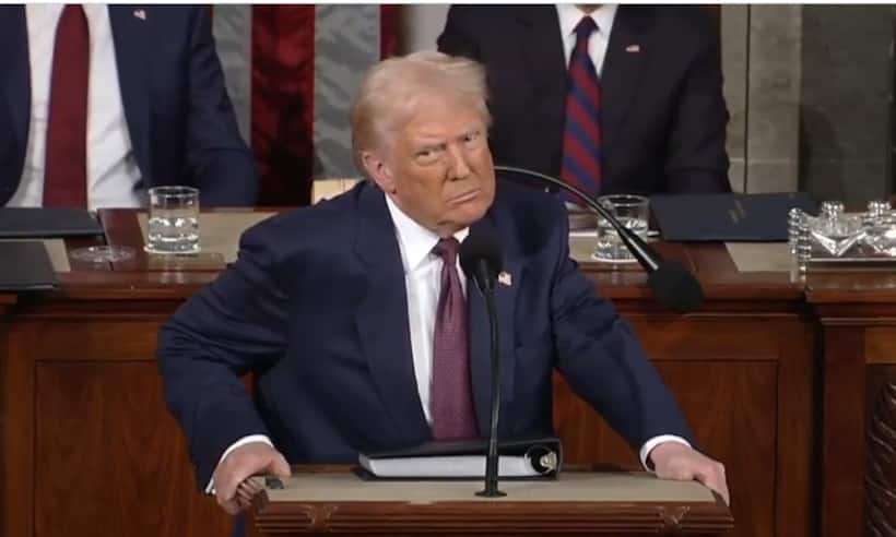 Trump ditches signature red tie for purple — A symbolic shift or mere style choice?