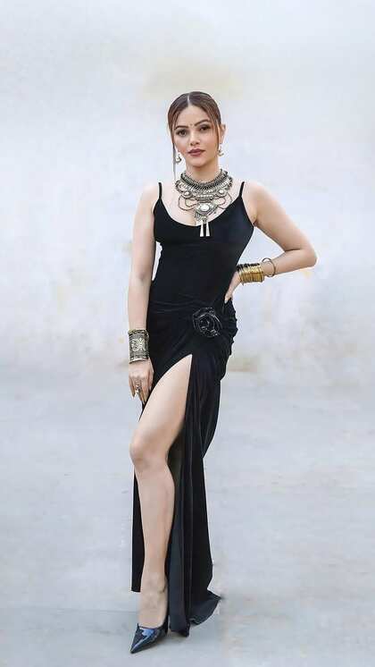 High Thigh Slit Dress