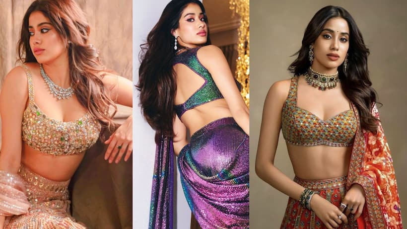 Janhvi Kapoor blouse designs 