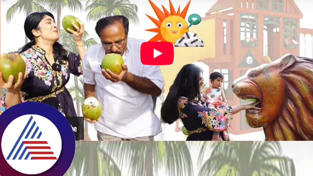 Aditi PrabhuDeva shared a video of herself doing the coconut water challenge with her father suc