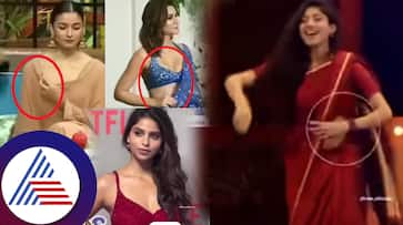 Sai Pallavi covered her waist with saree pallu while dancing video gone viral suc Sai Pallavi covered her waist with saree pallu while dancing video gone viral suc