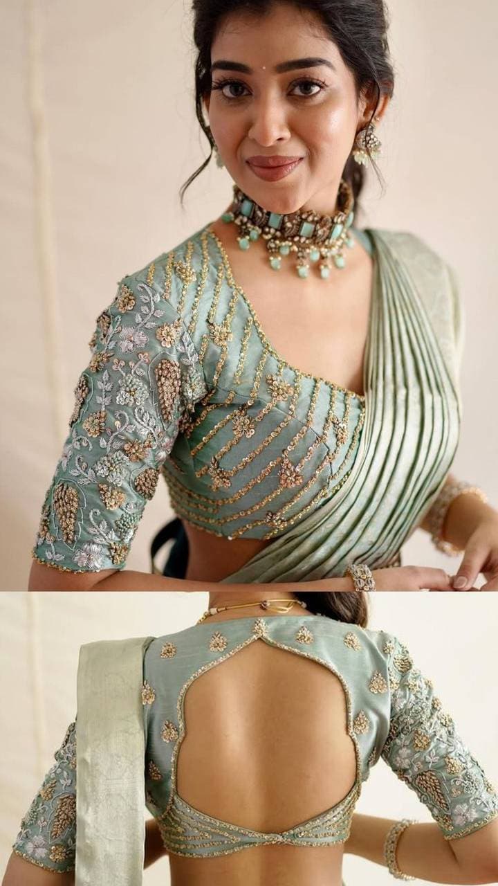 Silk Saree Blouse Designs New Trends for 2025 ram 