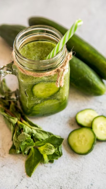 Prepare the cucumber