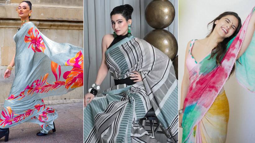 Digital Print Saree