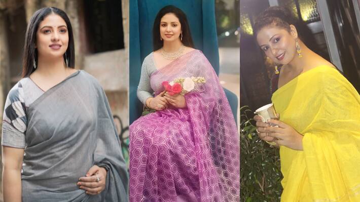 Hasin Jahan Saree looks