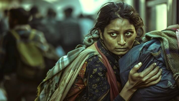 Pakistan sad woman
