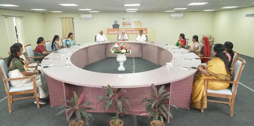 PM Modi’s unique boardroom style interaction with Lakhpati Didis in Gujarat (WATCH)