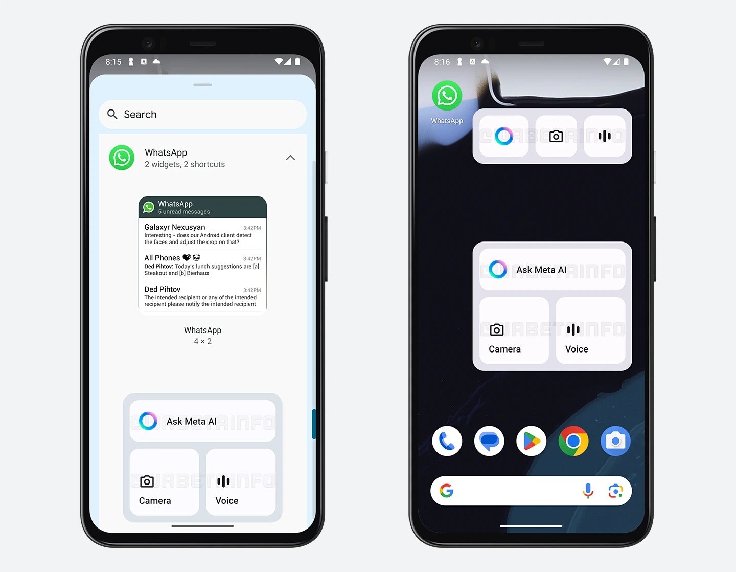 WhatsApp widget 