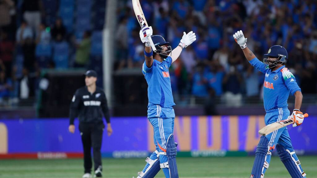 Champions Trophy team India win