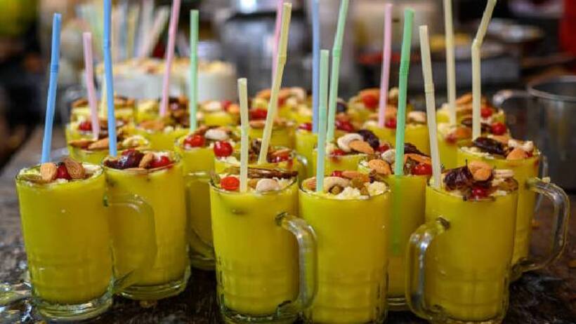 milk fruit cream on Holi 2025