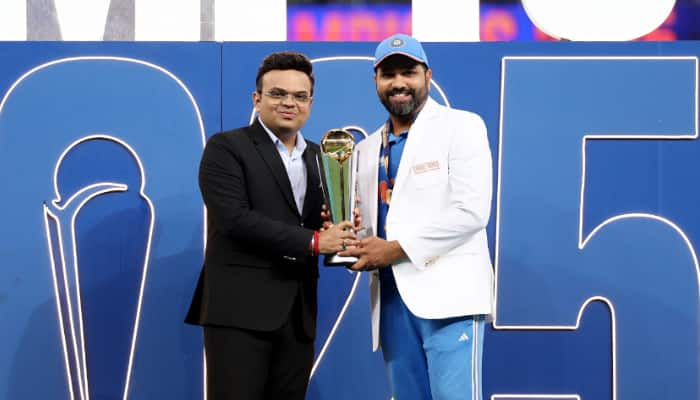 IND vs NZ, CT 2025 Final: Rohit hilariously convinces Jay Shah to dance after India clinches title (WATCH) HRD