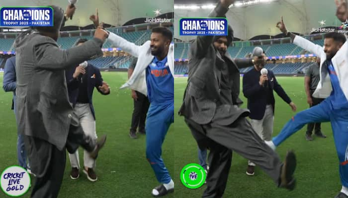 Hardik Pandya does bhangra with Navjot Singh Sidhu after Indias Champions Trophy title win (WATCH) HRD