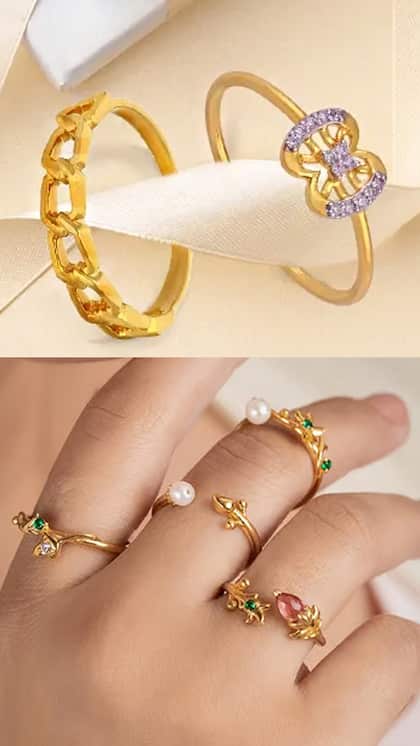 2gm Gold Rings for Daughter-in-Law: Simple & Stylish Designs