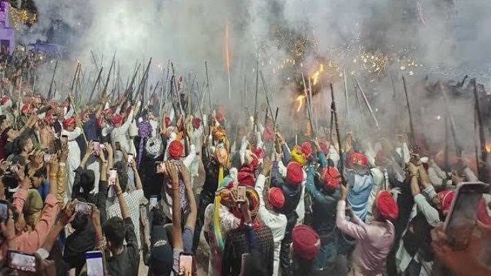 menar village  holi
