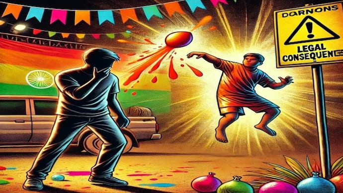 क्या पानी का गुब्बारा फेंकना अपराध है?