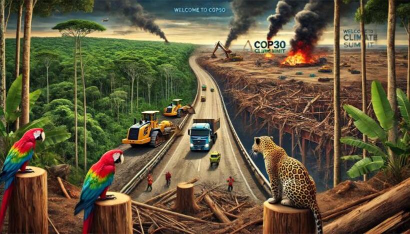 Blatant Irony: Thousands of trees cut down in Amazon rainforest to welcome 'climate summit' attendees