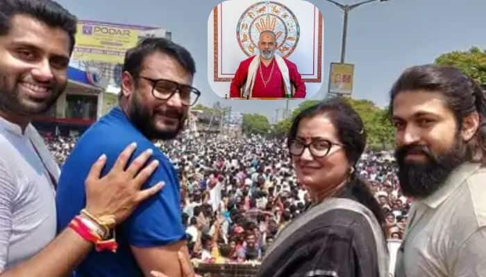 Actor Darshan may contest against Sumalatha in Mandya election prediction Prashant Kini sat