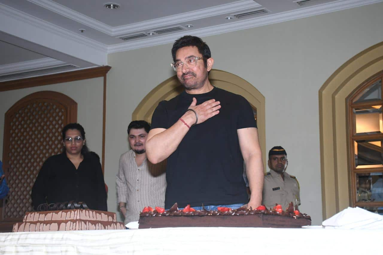 Aamir Khan's Birthday Celebration with Media: Photos