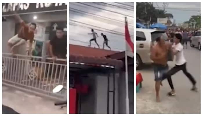 Video of inmates jumping jail in Indonesia goes viral