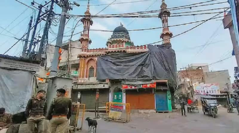 On Holi eve mosques covered sensitive zones fortified in uttar pradesh