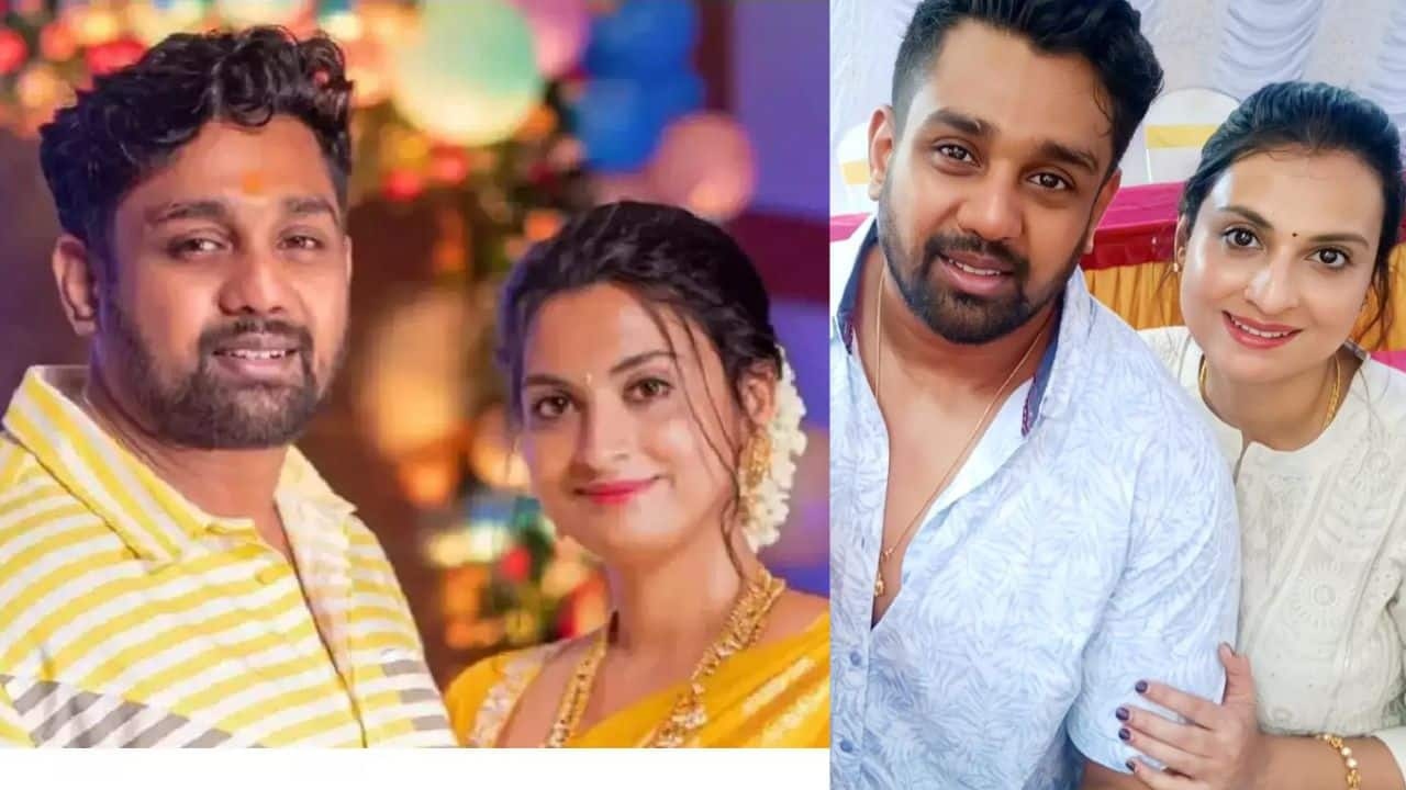 Dhruva sarja wife Prerana in jakkenahalli village festival vcs