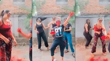 Hasin Jahan Holi celebration video goes viral kvn Hasin Jahan Holi celebration video goes viral kvn