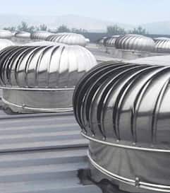Turbo Ventilator: Rotating Steel Domes on Factory Roofs Explained rav