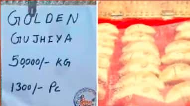 Golden karjikayi This Indian Sweet Costs a Whopping Rs 50000 per Kg Golden karjikayi This Indian Sweet Costs a Whopping Rs 50000 per Kg