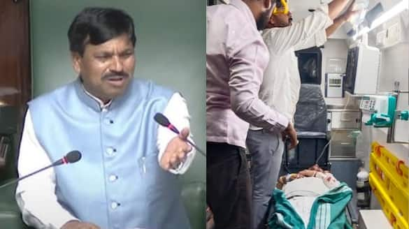 Karnataka assembly deputy speaker rudrappa lamani injured road accident chitradurga sat