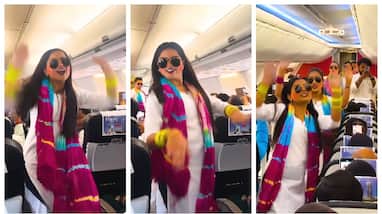 Video of SpiceJet cabin crew members dance in colorful costumes goes viral Video of SpiceJet cabin crew members dance in colorful costumes goes viral