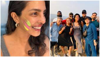 (PHOTOS) Priyanka Chopra celebrates a 'working holi' on SS Rajamouli's SSMB 29 set