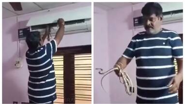 video of snakes was found in home air conditioner goes viral video of snakes was found in home air conditioner goes viral