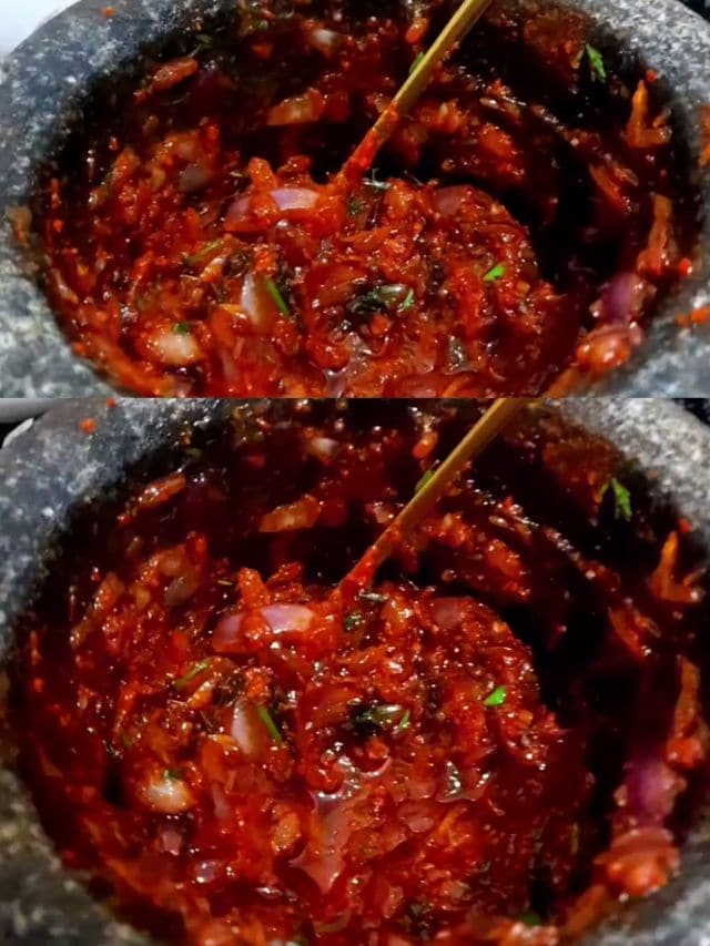 Making Of North Karnataka Style Jolada Rotti Combination Spicy Ullagaddi Chutney mrq
