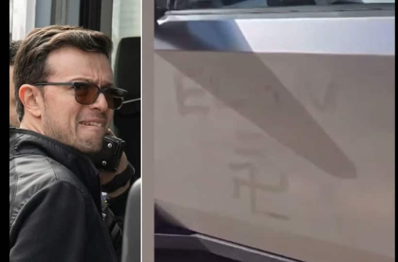Elon Musk reacts to man painting Swastika on Tesla Cybertruck: 'Crazy people...' (WATCH)
