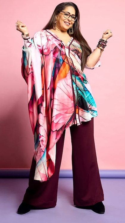 Multi-Color Art Work Co-ord Set
