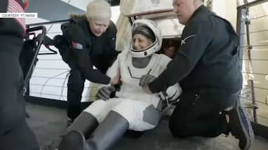 sunita williams and other passengers are out from spacecraft astronauts shifted for medical examinations sunita williams and other passengers are out from spacecraft astronauts shifted for medical examinations
