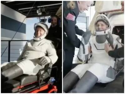 Sunita Williams, Butch Wilmore feel Earth's gravity after 286 days; WATCH NASA astronauts wave & smile