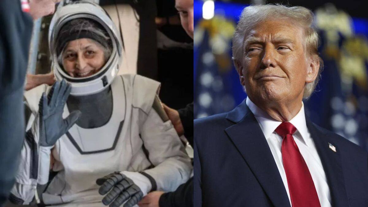 Donald trump on sunita william 