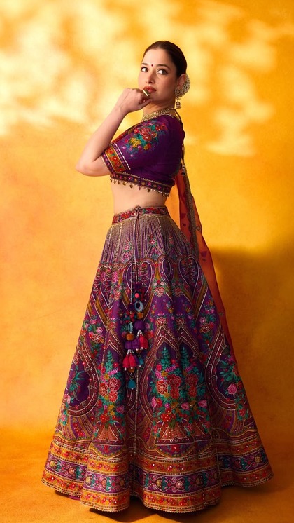 Wear Madhubani print lehengas on the first day of Chaitra Navratri