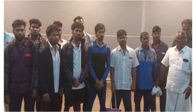 13 Tamil Nadu fishermen arrive in Chennai after freed by Sri Lankan Navy over fishing boundary violation