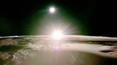 Sunset on the Moon Blue Ghost sends breathtaking pictures to Earth Sunset on the Moon Blue Ghost sends breathtaking pictures to Earth