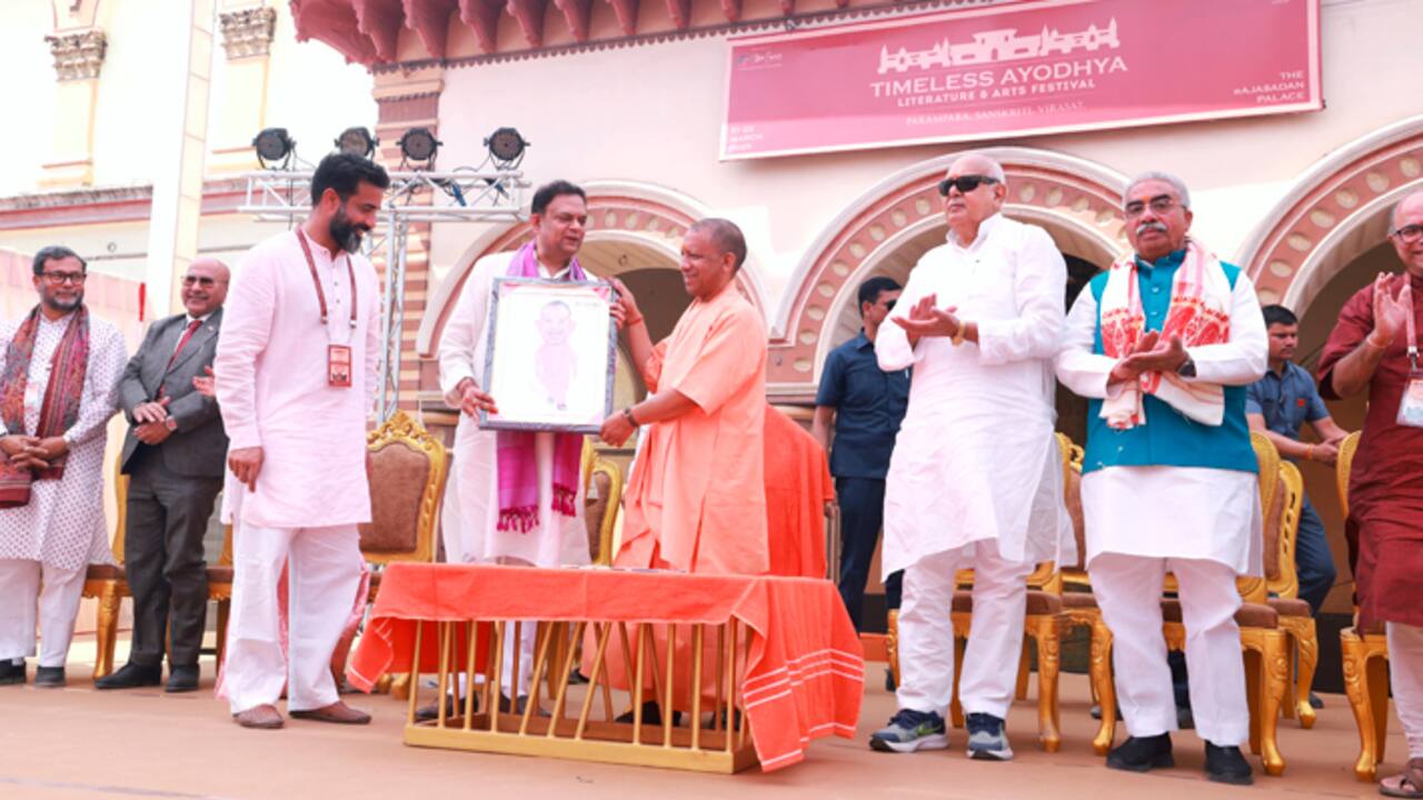 CM Yogi Adityanath inaugurates the Ayodhya Literature Festival Timeless Ayodhya