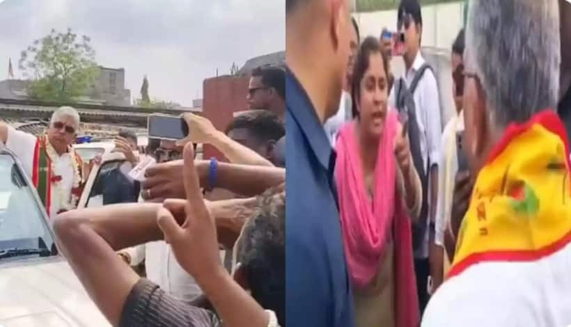 Dilip Ghosh threatens to 'choke' woman protester in fiery road inauguration clash, WATCH viral video